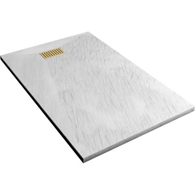 Aurlane PACR193 Plató de ducha blanco con rejilla lineal - Ducha Aurlane PACR193 Plató de ducha blanco con rejilla lineal - Ducha