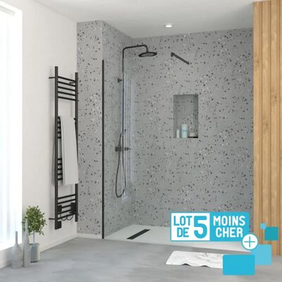 Aurlane Modèle PACF473 - Verre Résistant aux Chocs, Profil Noir - Ensemble de Parois de Douche - Publicité Aurlane Modèle PACF473 - Verre Résistant aux Chocs, Profil Noir - Ensemble de Parois de Douche - Publicité