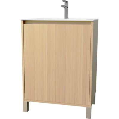 Aurlane Juego de Mueble de Baño 60cm - Moderno, Cierre Suave, Melamina Aurlane Juego de Mueble de Baño 60cm - Moderno, Cierre Suave, Melamina