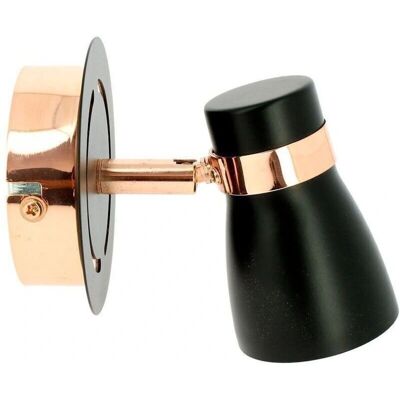 ARUM LIGHTING - HAMPTON 1 GU10 - Nero Opaco - Lampada a parete ARUM LIGHTING - HAMPTON 1 GU10 - Nero Opaco - Lampada a parete