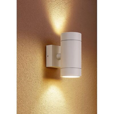 ARUM LIGHTING Venice weiße Außen-Wandleuchte GU10 ARUM LIGHTING Venice weiße Außen-Wandleuchte GU10