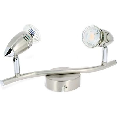 ARUM LIGHTING - Columbus - 2-teste - GU10 - Spotlight da soffitto ARUM LIGHTING - Columbus - 2-teste - GU10 - Spotlight da soffitto