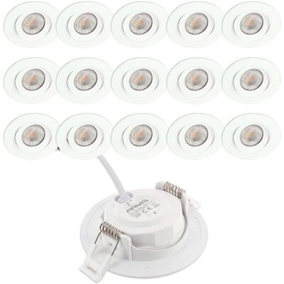 Arum Lighting - 15 Faretti LED Incasso - Bianco Arum Lighting - 15 Faretti LED Incasso - Bianco