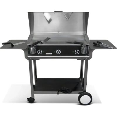 Ensemble de gril électrique Lux 830 Carbon - Surface de cuisson professionnelle - Publicité Ensemble de gril électrique Lux 830 Carbon - Surface de cuisson professionnelle - Publicité