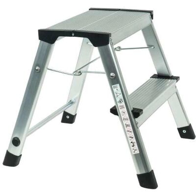 WERKA PRO 10425 Leiter - 2 Stufen - Faltbar - Aluminium - 40,4cm WERKA PRO 10425 Leiter - 2 Stufen - Faltbar - Aluminium - 40,4cm