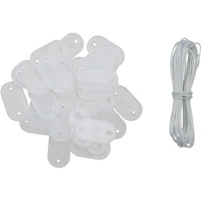 WERKA PRO - Kit di fissaggio per schermi privacy e tettoie - Giardino WERKA PRO - Kit di fissaggio per schermi privacy e tettoie - Giardino