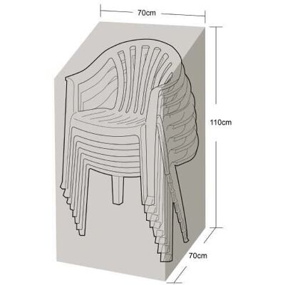Housse pour Mobilier de Jardin WERKA PRO 10883 - 70x70x110cm - Publicité Housse pour Mobilier de Jardin WERKA PRO 10883 - 70x70x110cm - Publicité