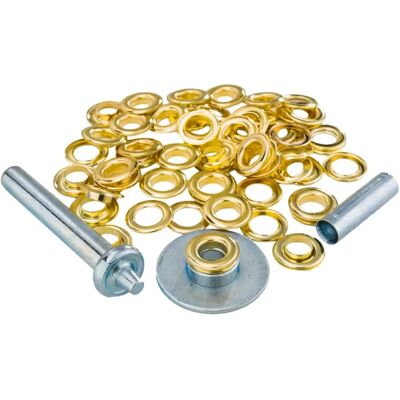 WERKA PRO Oogjes Set - 30 Oogjes voor Zeilen & Stoffen WERKA PRO Oogjes Set - 30 Oogjes voor Zeilen & Stoffen
