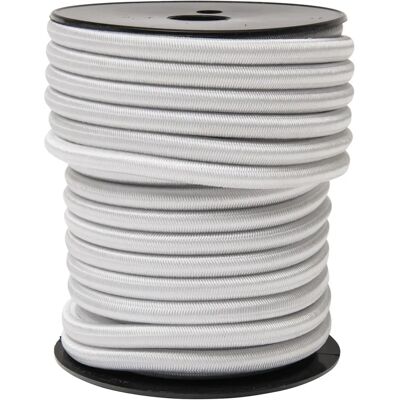 WERKA PRO Elastic Tensioner - 20m UV Treated White WERKA PRO Elastic Tensioner - 20m UV Treated White