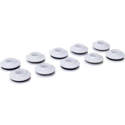 WERKA PRO - Lot de 10 œillets blancs pour bâches - Type de produit WERKA PRO - Lot de 10 œillets blancs pour bâches - Type de produit