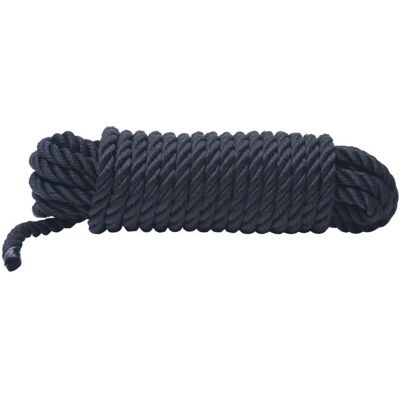 WERKA PRO - Cuerda de poliéster negra 20 metros ø 18 mm - Negro WERKA PRO - Cuerda de poliéster negra 20 metros ø 18 mm - Negro