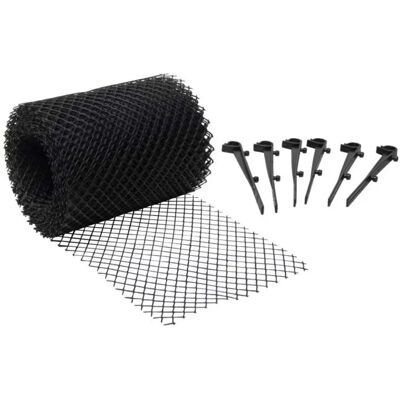 Werka PRO Gevelgootbescherming - PVC, Grijs - 6m x 15cm Werka PRO Gevelgootbescherming - PVC, Grijs - 6m x 15cm