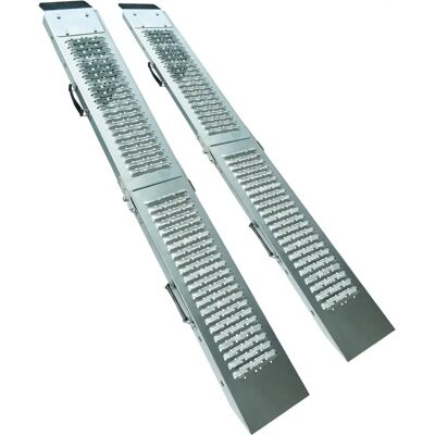WERKA PRO - Fällbar lastramp - 180 cm - Stål - 450 kg WERKA PRO - Fällbar lastramp - 180 cm - Stål - 450 kg