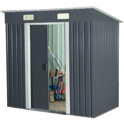 WERKA PRO Metallgartenhaus - Doppelttür 2,4m² WERKA PRO Metallgartenhaus - Doppelttür 2,4m²