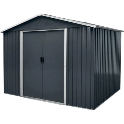 Werka Pro Metallgartenhaus - Doppelt Schiebetür - 5m2 Werka Pro Metallgartenhaus - Doppelt Schiebetür - 5m2