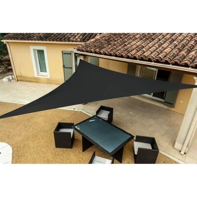 WERKA PRO Graue Polyester-Dreieck-Schattsegel - Shade Sail WERKA PRO Graue Polyester-Dreieck-Schattsegel - Shade Sail