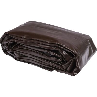Tarp Professionnelle Marron WERKA PRO - 8x12m 350g/m2 Jardin - Publicité Tarp Professionnelle Marron WERKA PRO - 8x12m 350g/m2 Jardin - Publicité