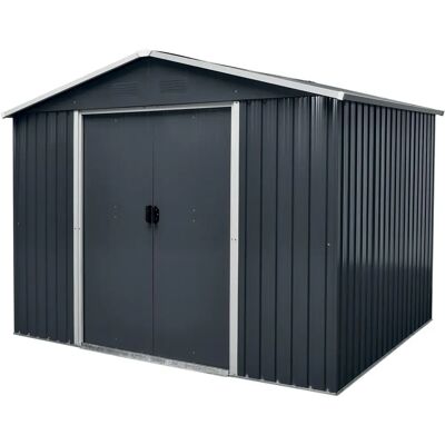 WERKA PRO - Metall-Gartenhaus - Doppelttür - 6,6m² WERKA PRO - Metall-Gartenhaus - Doppelttür - 6,6m²