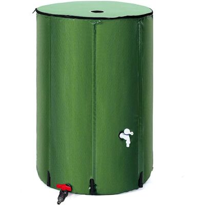 WERKA PRO Colector de agua de lluvia - 1000 L - Verde WERKA PRO Colector de agua de lluvia - 1000 L - Verde