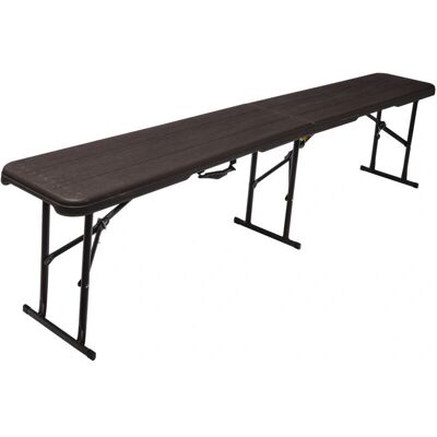 Banco plegable aspecto madera WERKA PRO - Mobiliario de jardín Banco plegable aspecto madera WERKA PRO - Mobiliario de jardín