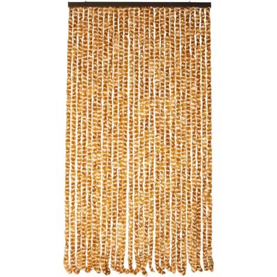 Werka Pro - Cortina de tela marrón y blanca - 120 x 220 cm Werka Pro - Cortina de tela marrón y blanca - 120 x 220 cm