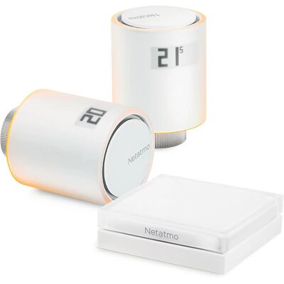 Netatmo Smarte Thermostatventile Set - Weiß - Kompatibel mit Heizsystemen Netatmo Smarte Thermostatventile Set - Weiß - Kompatibel mit Heizsystemen