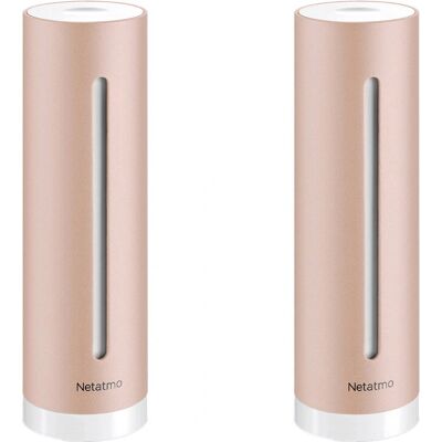 Netatmo Slimme Luchtkwaliteitsensor - Roségoud - 4,5cm x 15,5cm x 4,5cm Netatmo Slimme Luchtkwaliteitsensor - Roségoud - 4,5cm x 15,5cm x 4,5cm