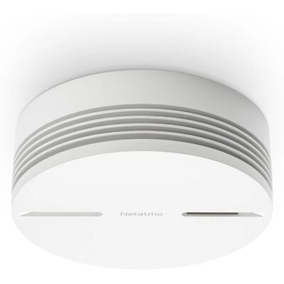 Détecteur de Fumée Intelligent Netatmo - Sans fil, Batterie 10 ans, Auto-test Détecteur de Fumée Intelligent Netatmo - Sans fil, Batterie 10 ans, Auto-test
