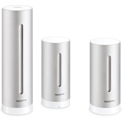 Netatmo Zilveren Binnen- & Buitenthermometer - Slimme Weerstation Netatmo Zilveren Binnen- & Buitenthermometer - Slimme Weerstation