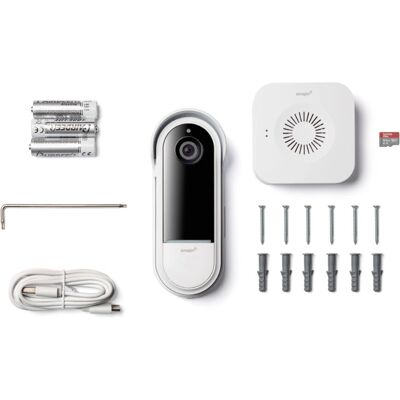 Netatmo OVD-01-EU Drahtlose Video Türklingel - Türklingel Kamera - Schwarz/Weiß Netatmo OVD-01-EU Drahtlose Video Türklingel - Türklingel Kamera - Schwarz/Weiß