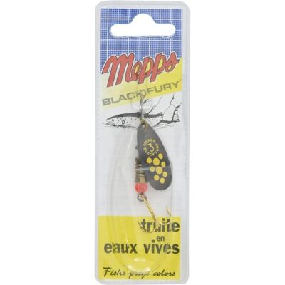 Mepps Black Fury Spinner - 3 - 6,5g - For ferskvannsfiske Mepps Black Fury Spinner - 3 - 6,5g - For ferskvannsfiske
