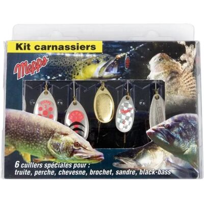 Kit Prédateur Mepps - Ensemble d’Appâts de Pêche - Publicité Kit Prédateur Mepps - Ensemble d’Appâts de Pêche - Publicité