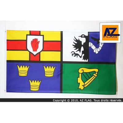 Az Flag Drapeau Irlande 4 Provinces 150x90cm - Drapeau Irlandais - Publicité Az Flag Drapeau Irlande 4 Provinces 150x90cm - Drapeau Irlandais - Publicité