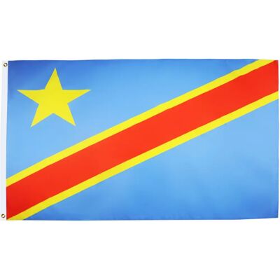 AZ FLAG - République Démocratique Du Congo Flag - 150x90 cm - Flag AZ FLAG - République Démocratique Du Congo Flag - 150x90 cm - Flag