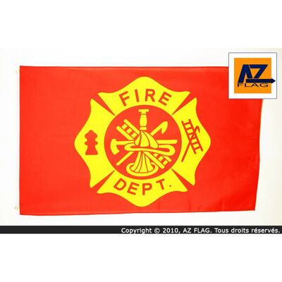 Az Flag - USA Firefighter Flag - 150x90cm - USA - Drapeau - Publicité Az Flag - USA Firefighter Flag - 150x90cm - USA - Drapeau - Publicité