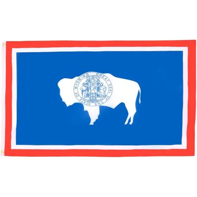 AQUARISTIKWELT24 Wyoming vlag 150x90 cm AQUARISTIKWELT24 Wyoming vlag 150x90 cm