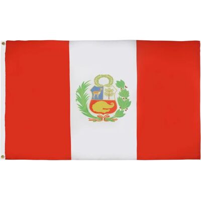 AZ FLAG - Peru Flag - Polyester 100D - 150x90 cm - Flag AZ FLAG - Peru Flag - Polyester 100D - 150x90 cm - Flag