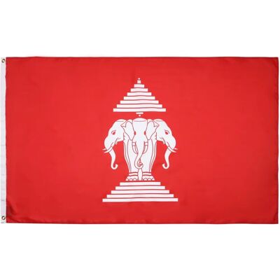 AZ Flag - Laos Ancien 150x90cm - Laos - 150x90cm - Drapeau - Publicité AZ Flag - Laos Ancien 150x90cm - Laos - 150x90cm - Drapeau - Publicité