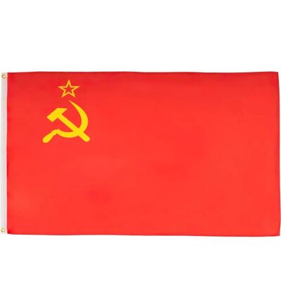 Az Flag - URSS - Rood - 150x90 cm - Vlag Az Flag - URSS - Rood - 150x90 cm - Vlag