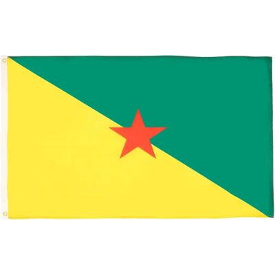 Az Flag Bandera de Guayana Francesa 150x90cm - Bandera de Guayana Francesa - Francia 90 x 150 cm - Drapeau Az Flag Bandera de Guayana Francesa 150x90cm - Bandera de Guayana Francesa - Francia 90 x 150 cm - Drapeau