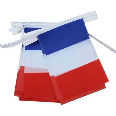 AZ FLAG Franse Vlag Girlang - 6m, 20 Vlaggen - 15x21cm AZ FLAG Franse Vlag Girlang - 6m, 20 Vlaggen - 15x21cm