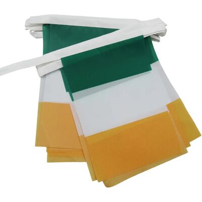 Ghirlanda di bandiere irlandesi Az Flag - 6M - 20 bandiere 21x15cm Ghirlanda di bandiere irlandesi Az Flag - 6M - 20 bandiere 21x15cm