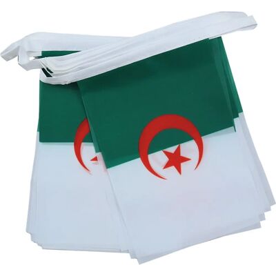 Az Flag - Guirlande Algérie 20 Drapeaux - Flag banner - Publicité Az Flag - Guirlande Algérie 20 Drapeaux - Flag banner - Publicité