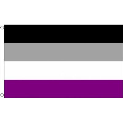 Bandiera Arcobaleno Asexualità - 150x90cm - Bandiera Bandiera Arcobaleno Asexualità - 150x90cm - Bandiera
