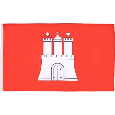Az Flag Hamburg Flagge - 150x90cm - Land Deutschland Az Flag Hamburg Flagge - 150x90cm - Land Deutschland