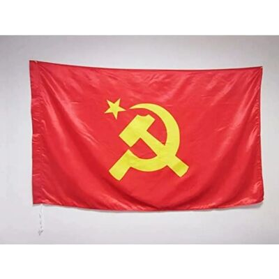 Az Flag Logo URSS 150x90cm Seta - Bandiera Comunista - Russia Az Flag Logo URSS 150x90cm Seta - Bandiera Comunista - Russia