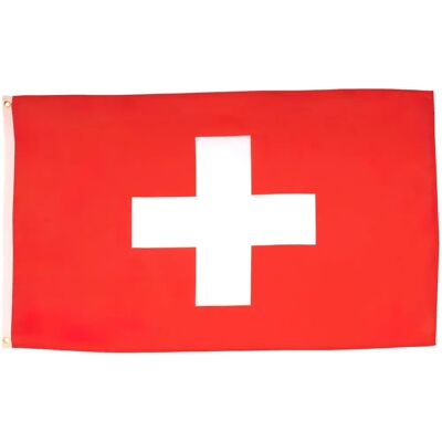 Az Flag Bandiera svizzera 250x150cm - Grande bandiera elvetica - Nuovo Az Flag Bandiera svizzera 250x150cm - Grande bandiera elvetica - Nuovo