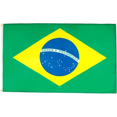 AZ FLAG Brazilzászló 250x150cm - Tartós Poliészter AZ FLAG Brazilzászló 250x150cm - Tartós Poliészter