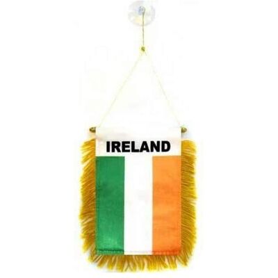AZ FLAG - Gagliardetto Irlanda 15x10cm con Ventosa - 15x10 cm - Flag AZ FLAG - Gagliardetto Irlanda 15x10cm con Ventosa - 15x10 cm - Flag