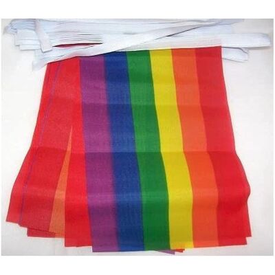 AZ FLAG - Ghirlanda Arcobaleno - Drapeaux 21x15 cm - 6 m guirlande - Fanion guirlande - Publicité AZ FLAG - Ghirlanda Arcobaleno - Drapeaux 21x15 cm - 6 m guirlande - Fanion guirlande - Publicité